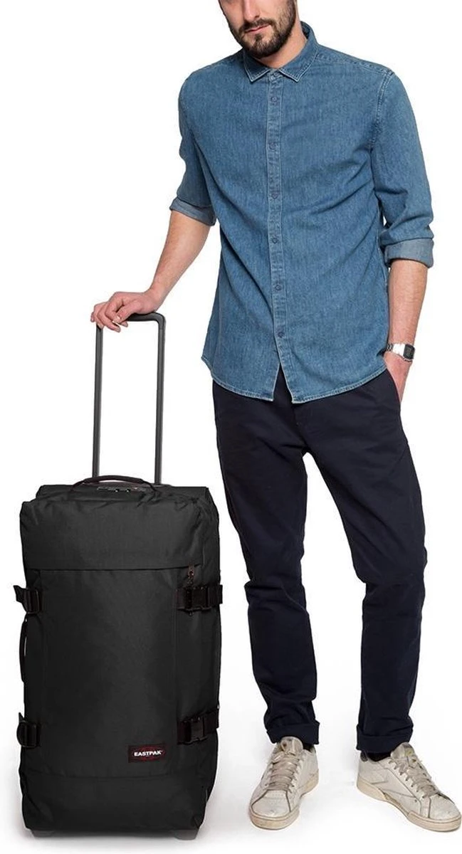 Eastpak TRANVERZ M Reiskoffer (67 X 35.5 X 30 Cm) - Black 17 Eastpak TRANVERZ M Reiskoffer (67 X 35.5 X 30 Cm) - Black - Afbeelding 17