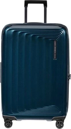 Samsonite Reiskoffer - Nuon Spinner 69/25 Exp (Medium) Metallic Dark Blue -Kofferland Goedkope Winkel 661x1200 1