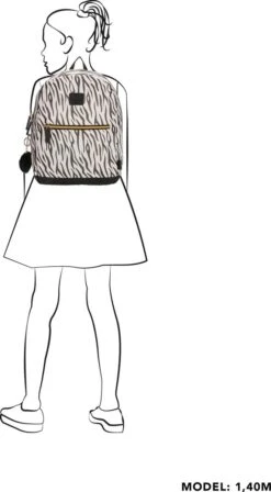 Beagles Originals Cool Originals Rugzak 13,3 Inch (29,4x16,6 Cm.) - Tijger Wit -Kofferland Goedkope Winkel 662x1200 4