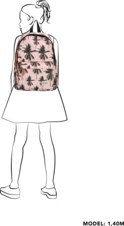 Beagles Originals Cool Originals - Rugzak - Palm Roze -Kofferland Goedkope Winkel 662x1200 5