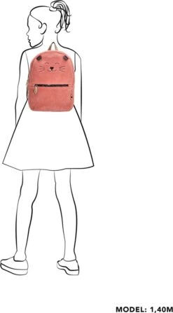 Zebra Girls Rugzak - Roze -Kofferland Goedkope Winkel 663x1200 4