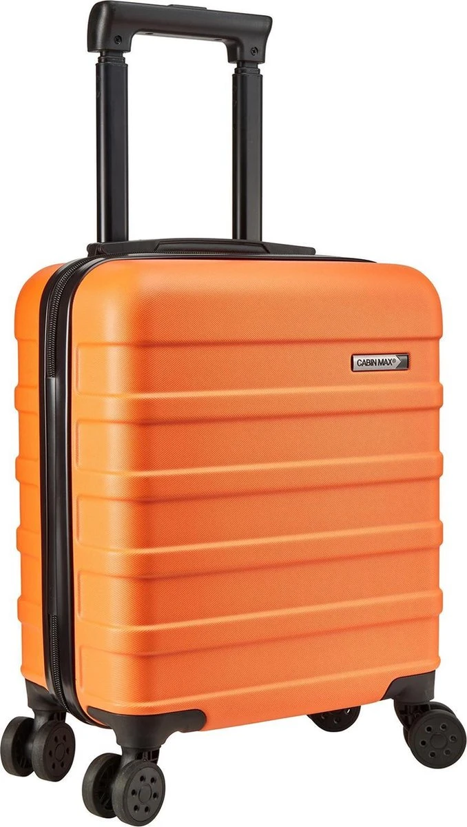 CabinMax Handbagage Koffer - Trolley 30L - Harde Reiskoffer - 45x36x20cm - Lichtgewicht - Groot Capaciteit - Oranje 1 CabinMax Handbagage Koffer - Trolley 30L - Harde Reiskoffer - 45x36x20cm - Lichtgewicht - Groot Capaciteit - Oranje