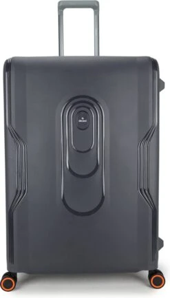 Decent Koffer / Trolley / Reiskoffer - 77 X 54.5 X 31.5 Cm - 116 Liter - Polypropyleen - Maat XL - On-Tour - Grijs