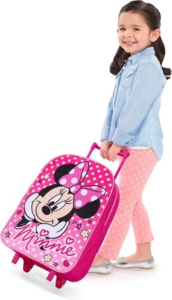Disney MINNIE MOUSE Polka Dots Trolley Koffertje Vakantie Logeren Tripjes Roze -Kofferland Goedkope Winkel 687x1200 2
