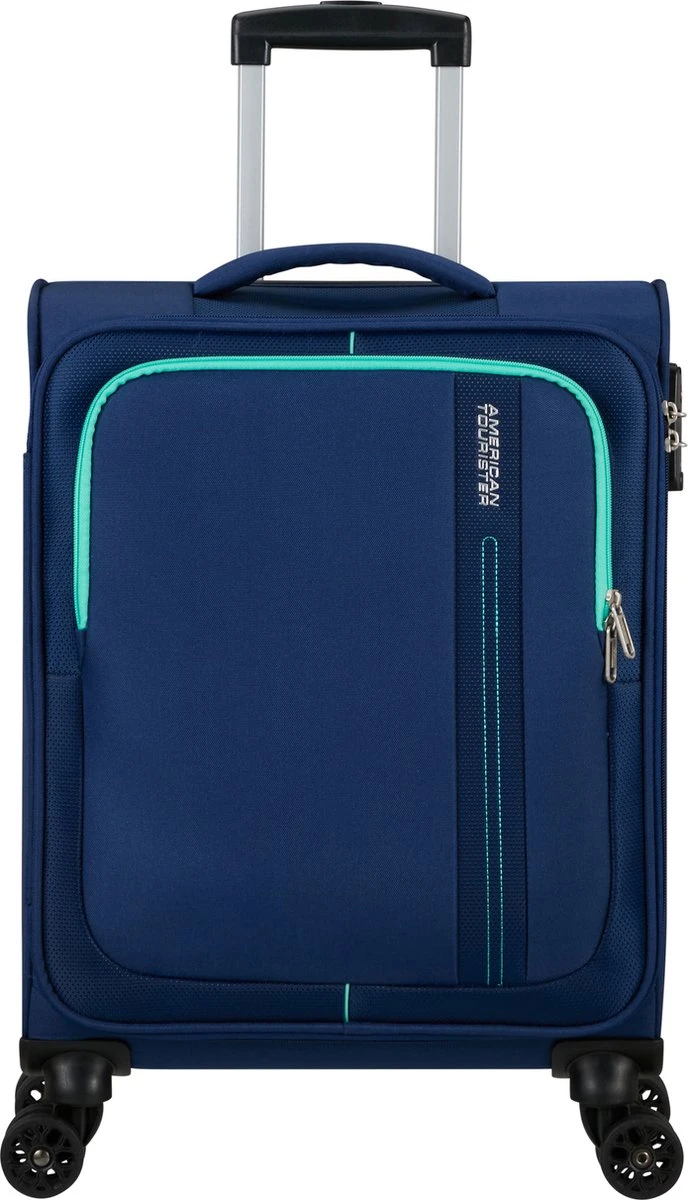 American Tourister Reiskoffer - Sea Seeker Spinner 55cm (Handbagage)- Combat Navy 2 American Tourister Reiskoffer - Sea Seeker Spinner 55cm (Handbagage)- Combat Navy - Afbeelding 2