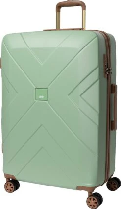 Oistr Florence Spinner L Olive Green -Kofferland Goedkope Winkel 694x1200 4