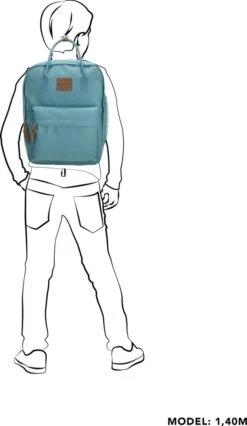 Beagles Torrent - Rugzak Met Laptopvak 14" - Steel Blue 12 Beagles Torrent - Rugzak Met Laptopvak 14" - Steel Blue -Kofferland Goedkope Winkel 695x1200 5