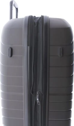 Gladiator Kick-Off Grote Koffer Expandable -76 Cm - 99/125 Liter - Eco Friendly Recyclebaar PP - Donkergrijs -Kofferland Goedkope Winkel 708x1200 2