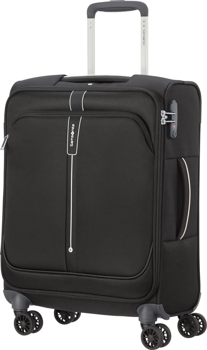 Samsonite Reiskoffer - Popsoda Spinner 55/20 (Handbagage) Black 1 Samsonite Reiskoffer - Popsoda Spinner 55/20 (Handbagage) Black