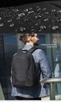 Rugzak Laptop Waterdichte Tas Schoudertas Heren Rugzak Met Laptopvak Laptoptas 15 6 Inch Regenponcho Waterdichte Tas Regenjas - MARK RYDEN® -Kofferland Goedkope Winkel 720x1200 5