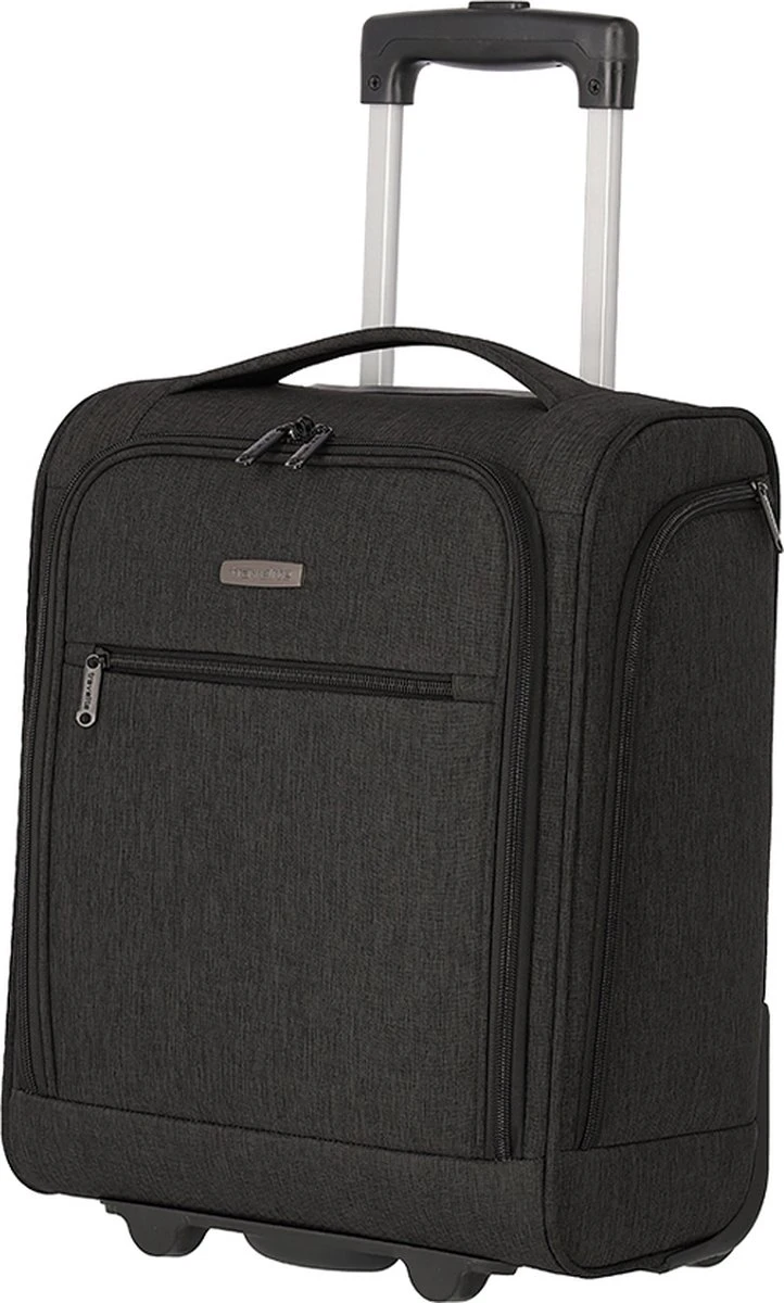 Travelite Handbagage Zachte Koffer / Trolley / Reiskoffer - Cabin - 43 Cm - Zwart 3 Travelite Handbagage Zachte Koffer / Trolley / Reiskoffer - Cabin - 43 Cm - Zwart - Afbeelding 3