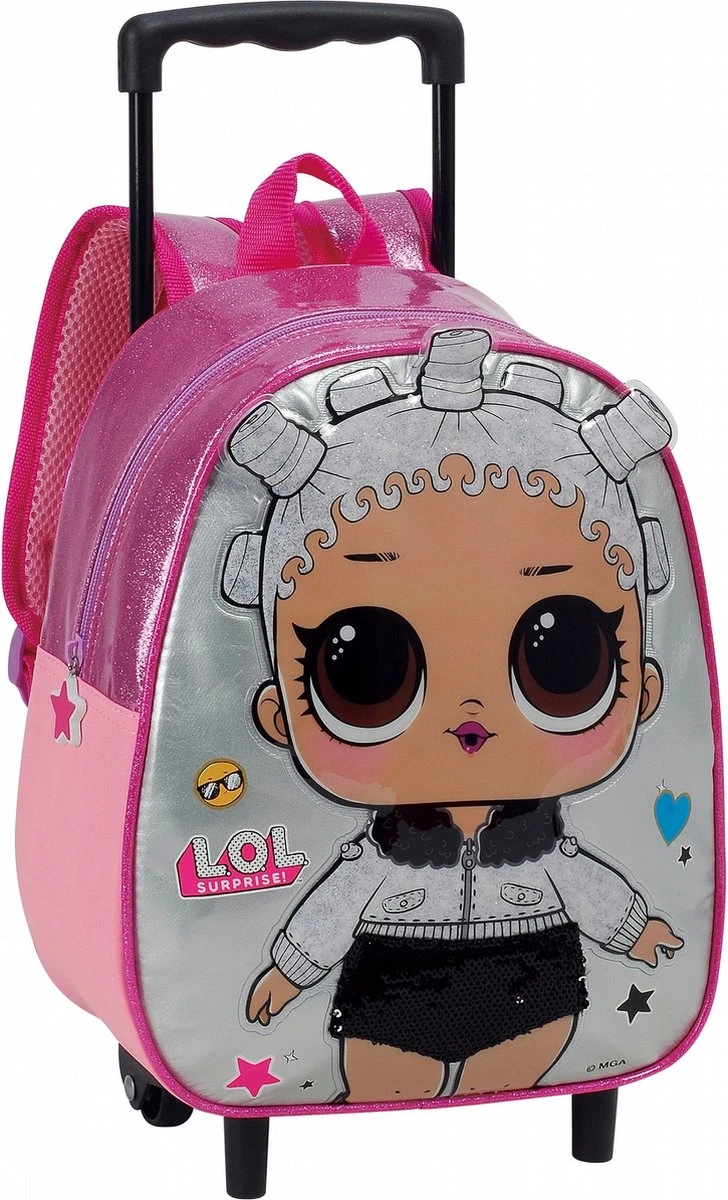 L.O.L. Surprise! LOL Surprise Meisjes Peuter Rugzak Trolley Fresh 30 X24x11 1 L.O.L. Surprise! LOL Surprise Meisjes Peuter Rugzak Trolley Fresh 30 X24x11