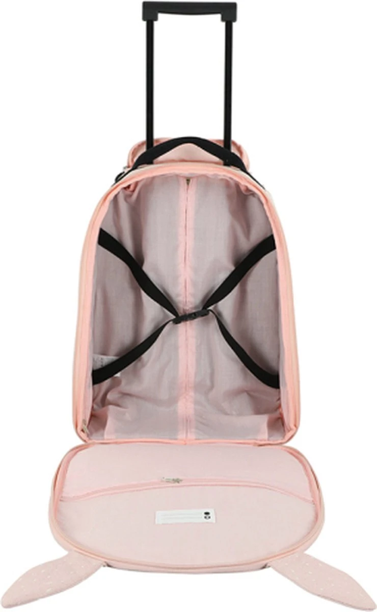 Trixie - Trolley Kinderkoffer - Reistrolley - Mrs Rabbit 2 Trixie - Trolley Kinderkoffer - Reistrolley - Mrs Rabbit - Afbeelding 2