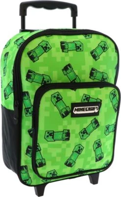 Minecraft Jongens Trolley 29x15x38 Groen