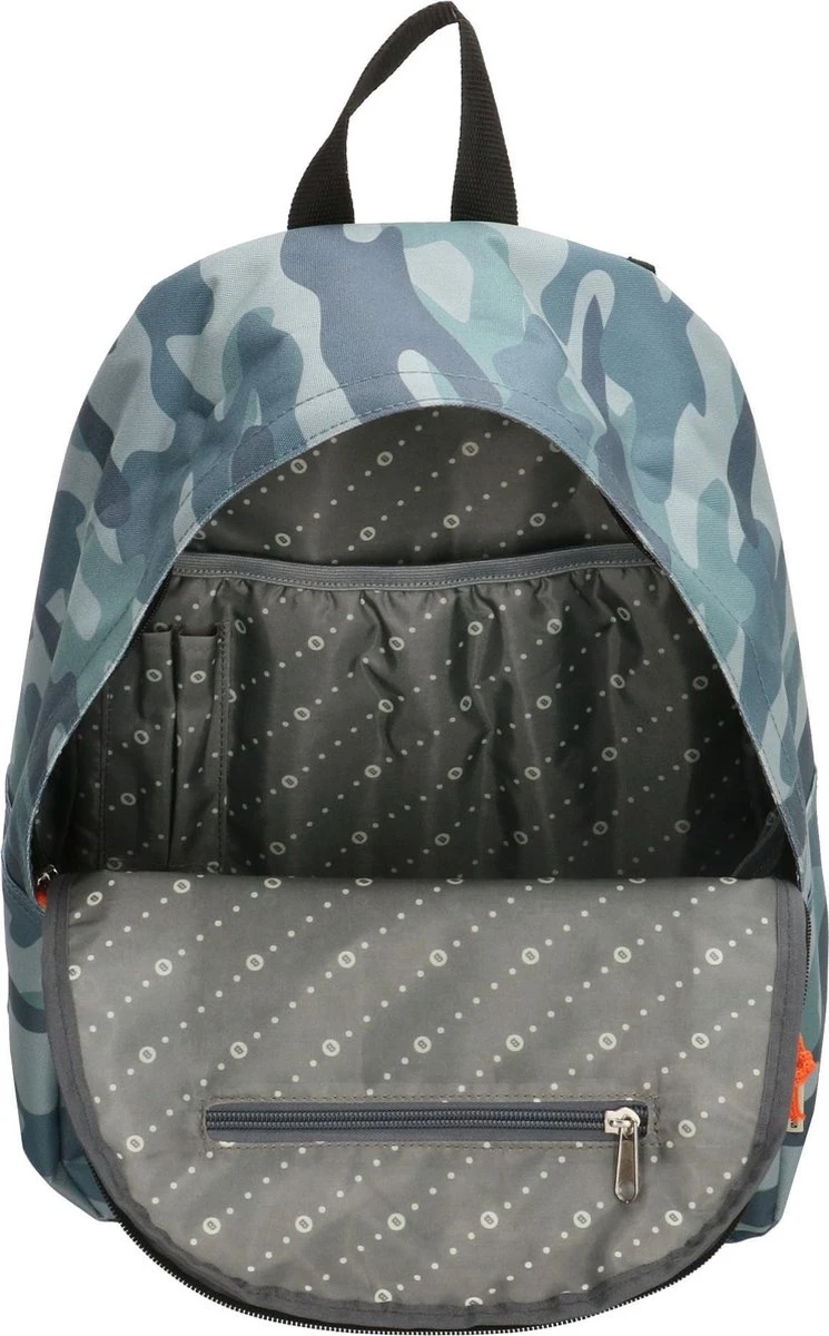 Beagles Originals Limited Edition Rugzak - 14 Inch Laptopvak - Blauw Camouflage 5 Beagles Originals Limited Edition Rugzak - 14 Inch Laptopvak - Blauw Camouflage - Afbeelding 5