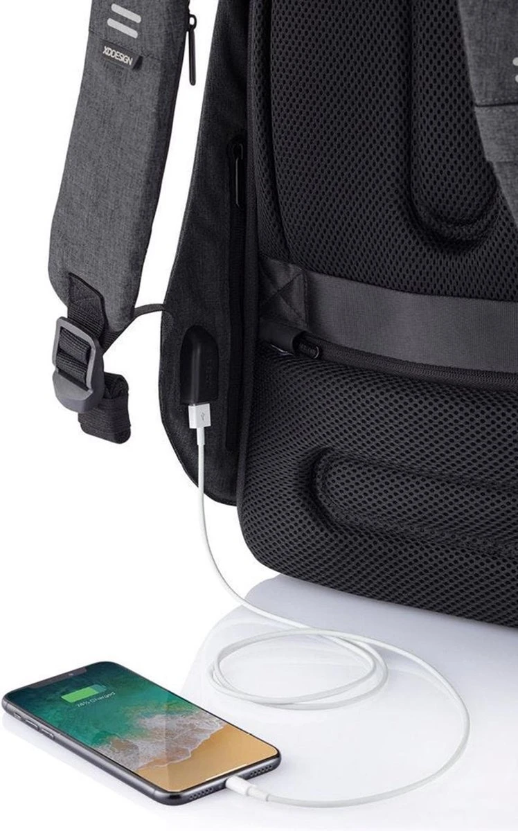 XD Design Bobby Hero Small - Anti-Diefstal Rugzak 11.5 Liter - Zwart 10 XD Design Bobby Hero Small - Anti-Diefstal Rugzak 11.5 Liter - Zwart - Afbeelding 10