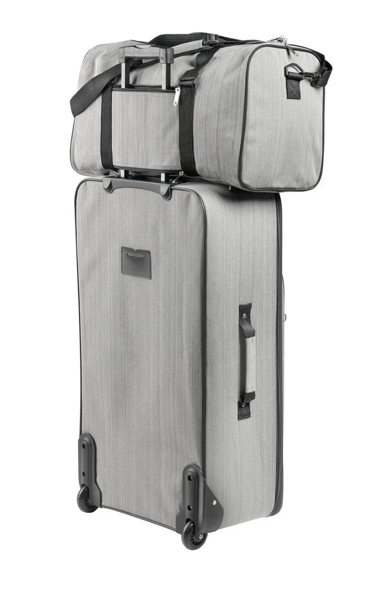 TravelZ Hipster Reistas | 36 Liter Compacte Weekendtas | 53 X 28 X 24cm | Grijs 10 TravelZ Hipster Reistas | 36 Liter Compacte Weekendtas | 53 X 28 X 24cm | Grijs - Afbeelding 10