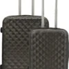 SB Travelbags Kofferset - 2 Delige 'Expandable' Koffer - Donker Grijs - 65cm/55cm