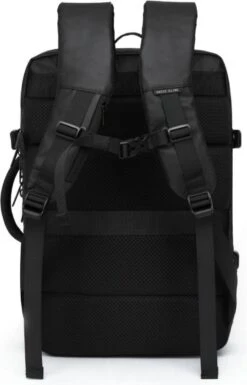HEANVER Travel Elite - Reistas Handbagage - Weekendtas - 17inch Laptop Rugzak - Backpack Waterafstotend - 30L / 60 Liter Tas - Zwart / Antraciet -Kofferland Goedkope Winkel 769x1200 6