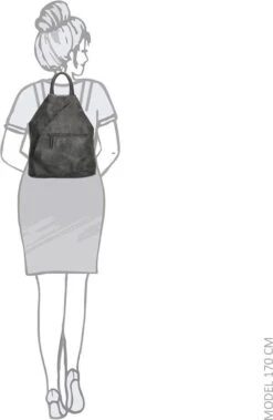 Enrico Benetti Caen 66514 Speelse Dames Rugzak - Grijs -Kofferland Goedkope Winkel 783x1200 7