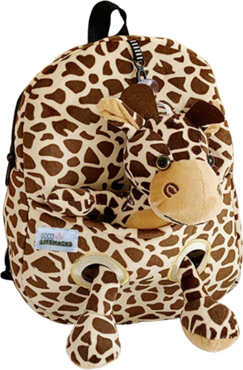Good Lifehacks Kindertas - Rugzak - Meisje & Jongen - Schooltas - Reistas Kinderwagen - Knuffel Sinterklaas - Speenknuffel - Giraffe 1 Good Lifehacks Kindertas - Rugzak - Meisje & Jongen - Schooltas - Reistas Kinderwagen - Knuffel Sinterklaas - Speenknuffel - Giraffe