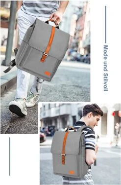 Rugzak Voor Dames En Meisjes, Waterdichte Retro Laptoprugzak Met 15,6 Inch Laptopvak, Modieuze Rugzak, Schoolrugzak Voor Business, Reizen, Vrije Tijd, Werk, School, Werk, Grijs 9 Rugzak Voor Dames En Meisjes, Waterdichte Retro Laptoprugzak Met 15,6 Inch Laptopvak, Modieuze Rugzak, Schoolrugzak Voor Business, Reizen, Vrije Tijd, Werk, School, Werk, Grijs -Kofferland Goedkope Winkel 790x1200 2