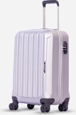 ©TROLLEYZ - Bali No.22 - Reiskoffer 78cm Met TSA Slot - Dubbele Wielen - 360° Spinners - 100% ABS - Reiskoffer In Metallic Grey -Kofferland Goedkope Winkel 793x1200 1