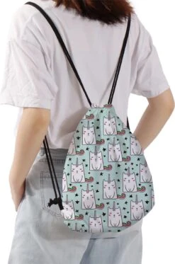 Zwemtas - Gymtas "Unicat" - Luxe Rugtas Met Trekkoorden - School Tas - Rugzak -Kofferland Goedkope Winkel 795x1200 8