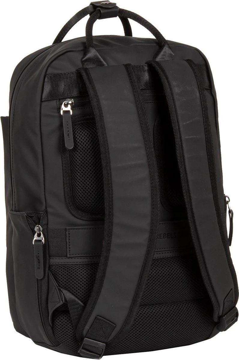 New Rebels® Harper - Rugtas - Zwart - Waterbestendig - 9L - 28x8x38cm - Rugzak / Backpack 3 New Rebels® Harper - Rugtas - Zwart - Waterbestendig - 9L - 28x8x38cm - Rugzak / Backpack - Afbeelding 3