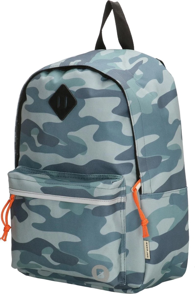 Beagles Originals Limited Edition Rugzak - 14 Inch Laptopvak - Blauw Camouflage 3 Beagles Originals Limited Edition Rugzak - 14 Inch Laptopvak - Blauw Camouflage - Afbeelding 3