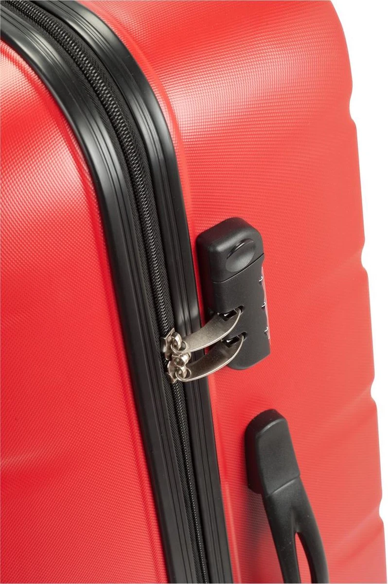 Princess Traveller Grenada - Reiskoffer - 56 Cm - Rood 5 Princess Traveller Grenada - Reiskoffer - 56 Cm - Rood - Afbeelding 5