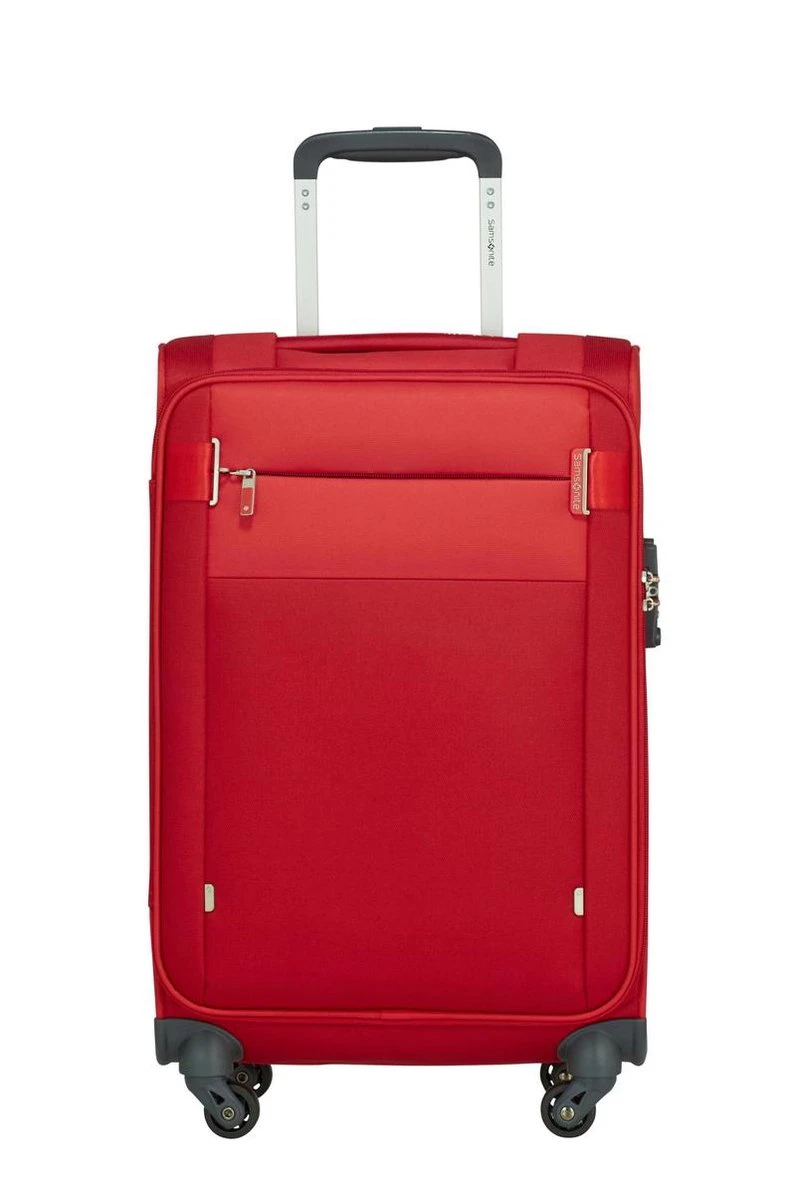 Samsonite Reiskoffer - Citybeat Spinner 55/20 Length 35Cm (Handbagage) Red 2 Samsonite Reiskoffer - Citybeat Spinner 55/20 Length 35Cm (Handbagage) Red - Afbeelding 2