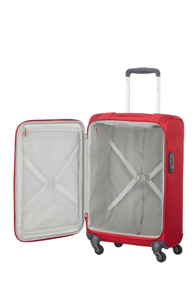 Samsonite Reiskoffer - Citybeat Spinner 55/20 Length 35Cm (Handbagage) Red 3 Samsonite Reiskoffer - Citybeat Spinner 55/20 Length 35Cm (Handbagage) Red - Afbeelding 3