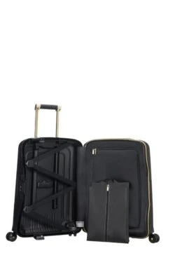 Samsonite Reiskoffer - S'Cure Dlx Spinner 55/20 (Handbagage) Black/Gold Deluscious -Kofferland Goedkope Winkel 799x1200 39