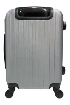 SB Travelbags 'Expandable' Handbagage Koffer 53cm 4 Wielen Trolley - Zilver -Kofferland Goedkope Winkel 800x1200 12