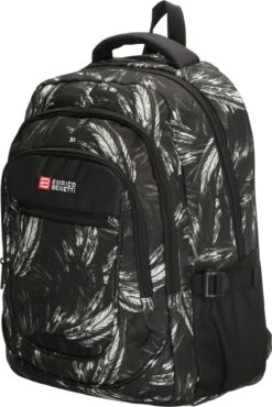 Enrico Benetti Santa Cruz 62038 Laptoprugzak 17" - Zwart Verenprint 11 Enrico Benetti Santa Cruz 62038 Laptoprugzak 17" - Zwart Verenprint -Kofferland Goedkope Winkel 801x1200 21