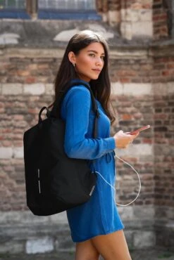 XD Design Bobby Soft - Anti-Diefstal Rugzak 16 Liter - Zwart -Kofferland Goedkope Winkel 801x1200 8