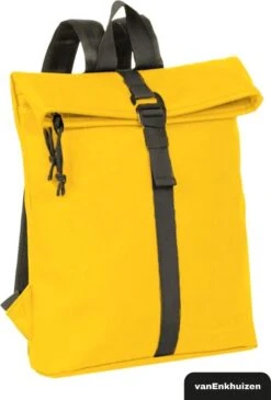 VanEnkhuizen Rolltop Rugzak 9 Liter - Waterafstotend En Thermo Materiaal - Geel