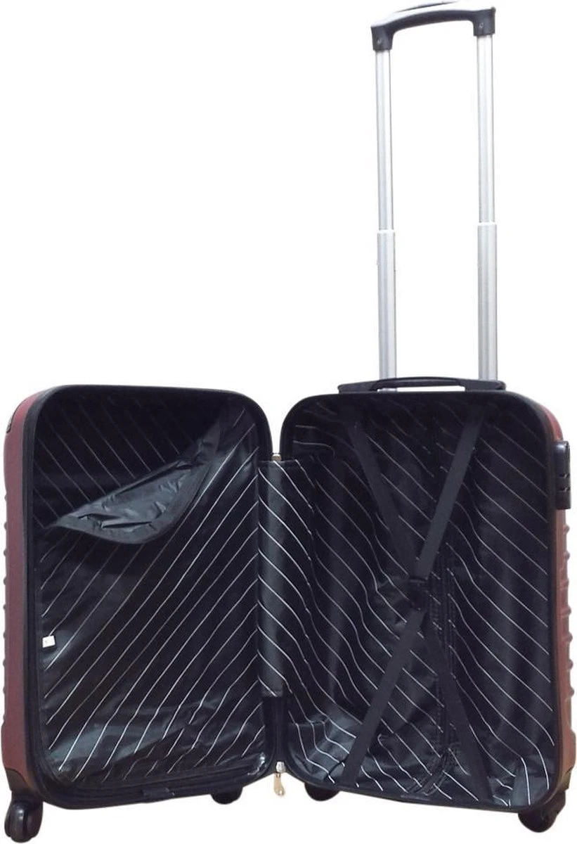 Castillo Quadrant 2 Delige ABS Kofferset (XL + S) - Zilver 4 Castillo Quadrant 2 Delige ABS Kofferset (XL + S) - Zilver - Afbeelding 4