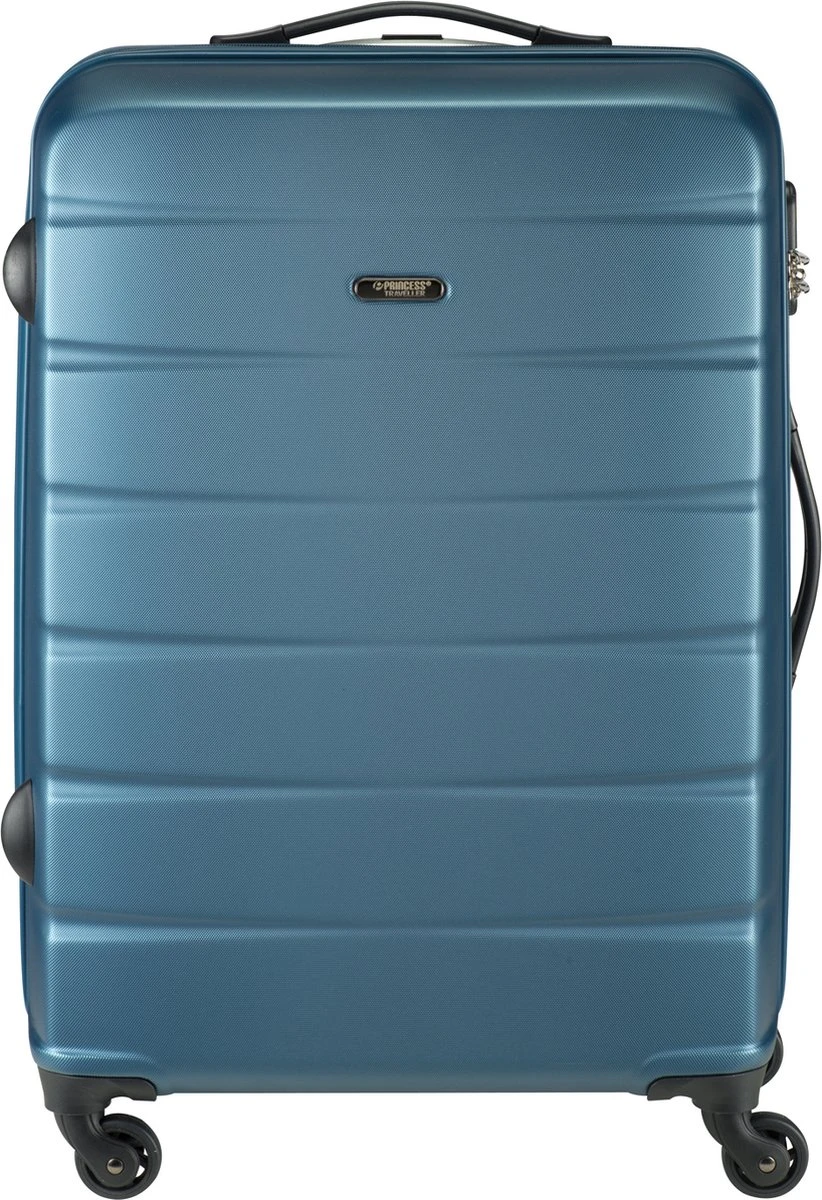 Princess Traveller Grenada - Reiskoffer - Grijsblauw - M - 66cm 1 Princess Traveller Grenada - Reiskoffer - Grijsblauw - M - 66cm