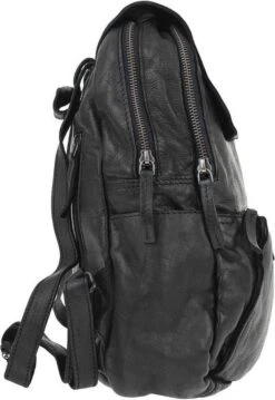 DSTRCT Harrington Road Leren Rugtas - 7 Liter - Zwart -Kofferland Goedkope Winkel 826x1200