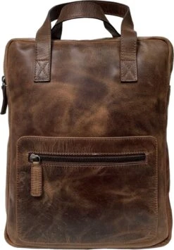 Saccoo Ramon Rugtas 100% Hunterleder Medium Formaat.