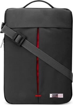 VEGMANN AV6453 Laptoptas 15,6-inch Notebooktas Laptopbeschermhoes Case PC-laptopbeschermtas Rood