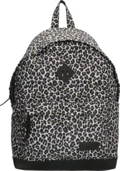 Enrico Benetti Londen 46121 Laptoprugzak Met 14" Laptopvak - Olijfgroen Panter Print