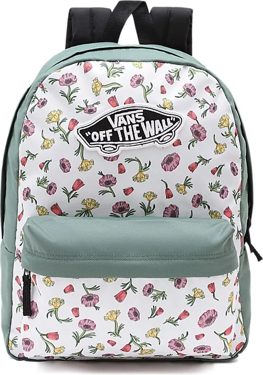 Vans Realm Rugzak Ditsy Poppy Floral Marshmellow / Duck Green 1 Vans Realm Rugzak Ditsy Poppy Floral Marshmellow / Duck Green