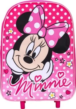 Disney MINNIE MOUSE Polka Dots Trolley Koffertje Vakantie Logeren Tripjes Roze -Kofferland Goedkope Winkel 845x1200 1