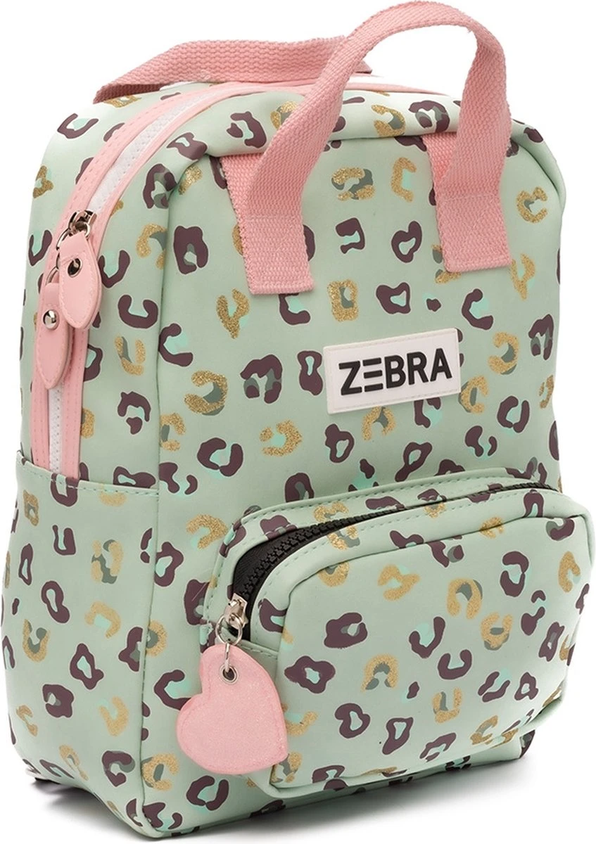 Zebra Trends Kinderrugzak 8 Liter - Leo Mint & Gold 4 Zebra Trends Kinderrugzak 8 Liter - Leo Mint & Gold - Afbeelding 4