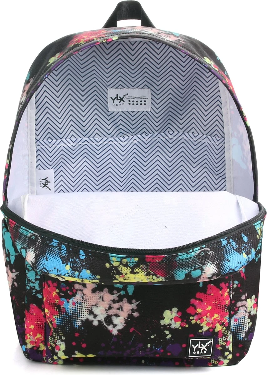 YLX Finch Rugzak. Zwart, Rood, Blauw, Roze, Geel. Recyceld Rpet Materiaal. Gerecyclede Plastic Flessen - Eco Friendly. Volwassenen - Tieners - Middelbare Scholieren - Jongens - Meisjes. 14" Laptop Sleeve. Backpack - Schooltas - Rugzak 4 YLX Finch Rugzak. Zwart, Rood, Blauw, Roze, Geel. Recyceld Rpet Materiaal. Gerecyclede Plastic Flessen - Eco Friendly. Volwassenen - Tieners - Middelbare Scholieren - Jongens - Meisjes. 14" Laptop Sleeve. Backpack - Schooltas - Rugzak - Afbeelding 4