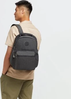 Kipling OSHO Rugzak, 25 Liter - Black Peppery -Kofferland Goedkope Winkel 857x1200 4