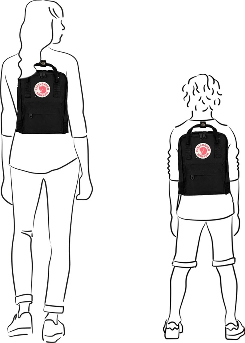 Fjallraven Fjällräven Kånken Mini Unisex Rugzak - Ox Red 2 Fjallraven Fjällräven Kånken Mini Unisex Rugzak - Ox Red - Afbeelding 2